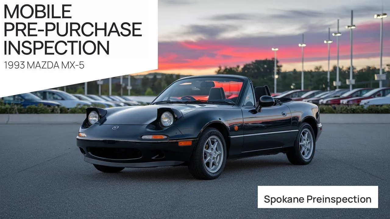 Mobile Pre-Purchase Inspection of 1993 Mazda Miata/MX-5