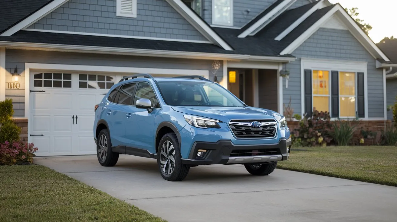 Used Subaru SUV parked in residential driveway ready for private sale, demonstrating how Spokane owners can skip the trade-in process
