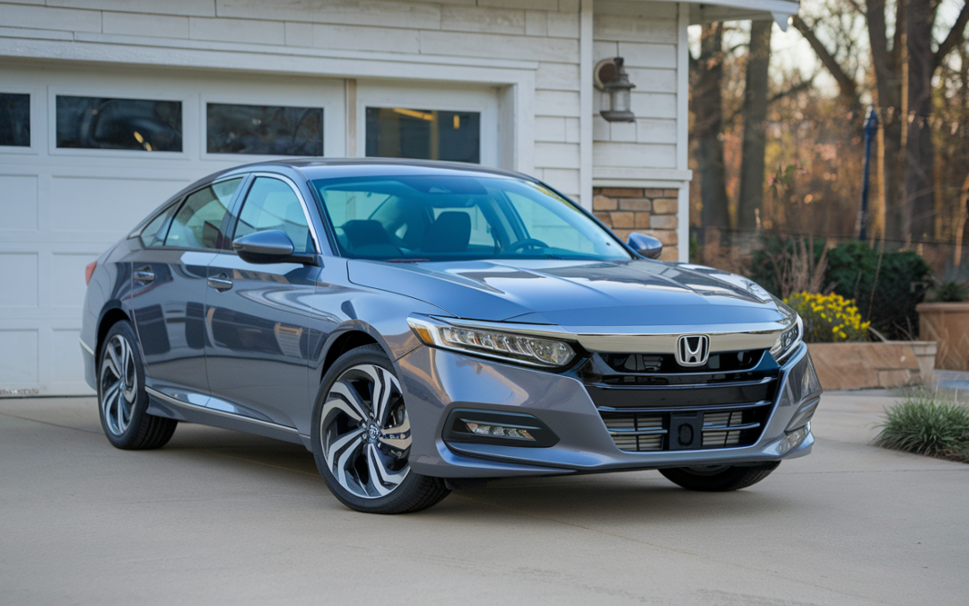 Private party car sale - Honda Accord in residential driveway in Spokane