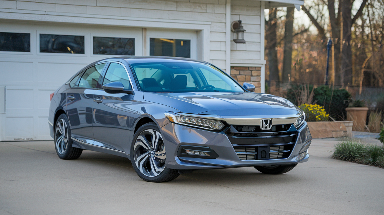 Private party car sale - Honda Accord in residential driveway in Spokane